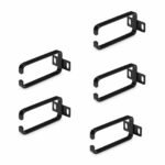 5-Pack 1U Vertical Cable  Management D-Ring Hooks,  Cable Manager For 19" Server Racks/Cabinets, Network Rack Wire Organizers,