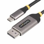10Ft (3M) Usb-C To  Displayport Adapter Cable, 8K  60Hz, 4K 144Hz, Hdr, Usb Type-C To Dp 1.4 Video Converter Cable,