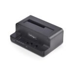 M.2 NVMe to 2.5/3.5" SATA  Drive Duplicator, Dual Bay  Standalone SSD Cloner/Drive Dock, Bidirectional NVMe to SATA / SATA to NVMe, Up