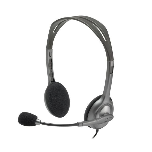 H110 Stereo Headset LGT-H110, Headset,  Black,Silver, Binaural, Wired, Multi, 184 x 52 x 237 mm