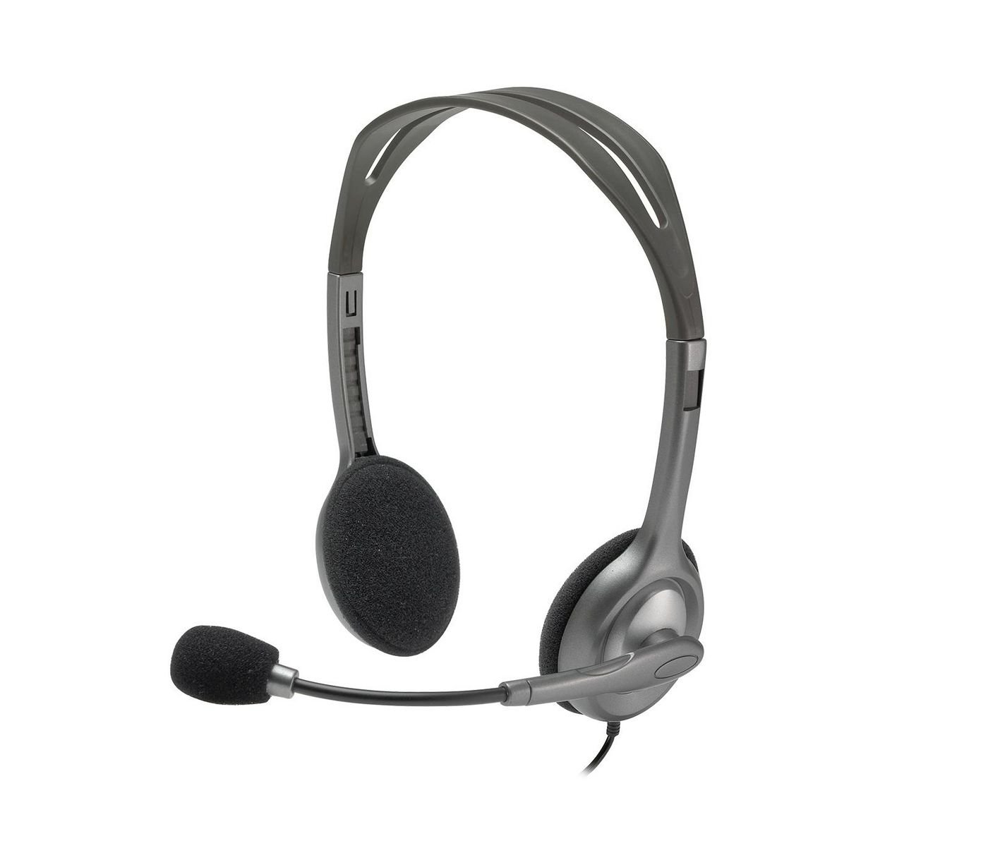 Img_35847092.jpg H110 Stereo Headset LGT-H110, Headset, Black,Silver, Binaural, Wired, Multi, 184 x 52 x 237 mm - Image 1
