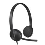 H340 USB Computer Headset  Wired Head-band Office/Call  center Black