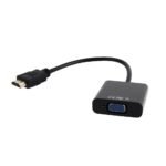 Video Cable Adapter 0.15 M  Hdmi Type A (Standard) Vga  (D-Sub) Black