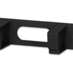 19" Cable Management Panel  1U 19" Cable Management Panel,  1U, 4 short plastic rings, Black, Cable management panel, Black, Plastic,