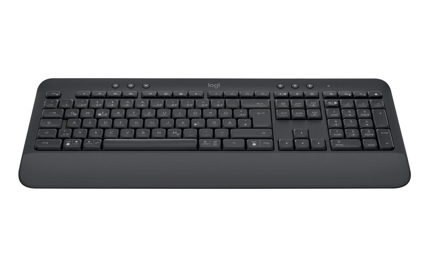 Img_35932621.jpg Signature K650 keyboard Bluetooth QWERTZ German Graphite - Image 1