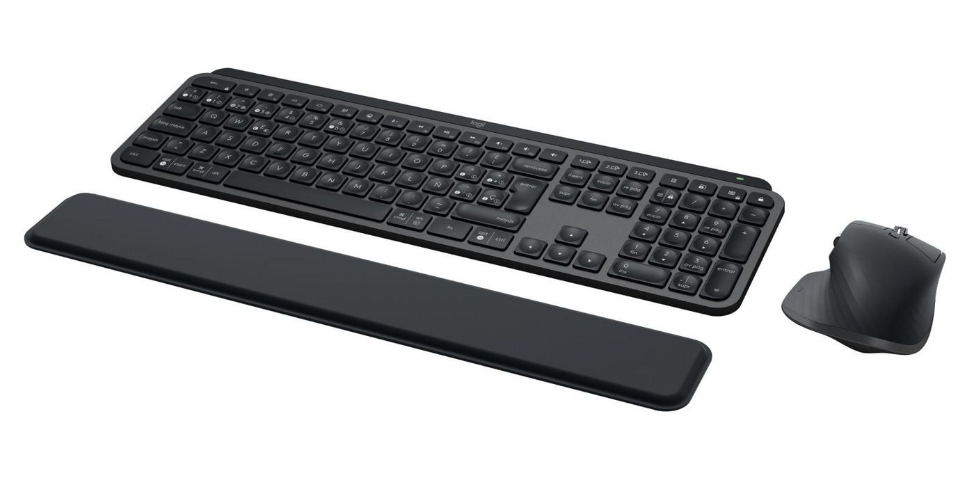 Img_35933487.jpg MX Keys combo for Business Gen 2 keyboard Mouse included Office RF Wireless + Bluetooth QWERTY Spanish Graphite - Image 1