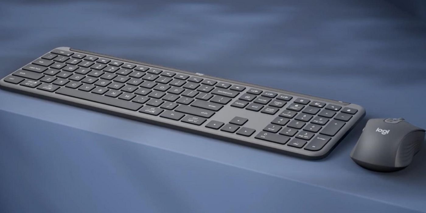 Img_35934582.jpg Mk950 Signature For Business Keyboard Mouse Included Office Rf Wireless + Bluetooth Qwertz German Graphite - Image 1