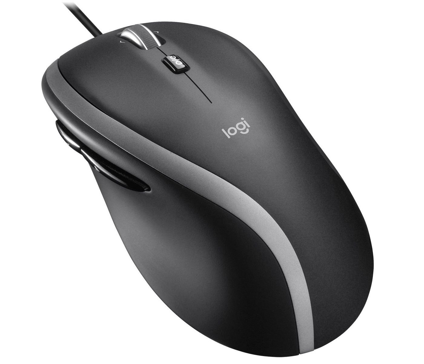 Img_35935458.jpg M500S Corded Optical Mouse, Brown Box Advanced Corded M500s, Right-hand, Optical, USB Type-A, 4 DPI, Black, Silver - Image 1