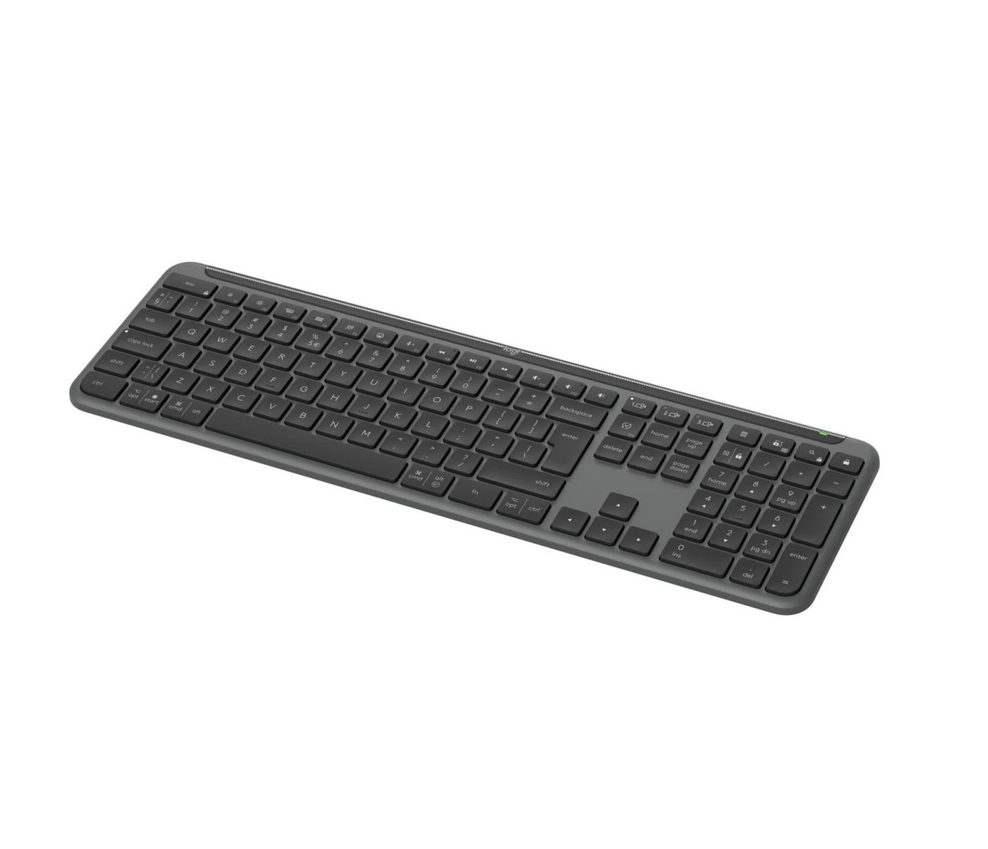 Img_36010511.jpg keyboard Office RF Wireless + Bluetooth QWERTY US International Graphite - Image 1