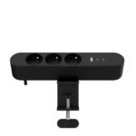 Multi Desktop Power Socket 3  Ways French, 1 x USB-A, 2 x  USB-C, 30W, 1,8m