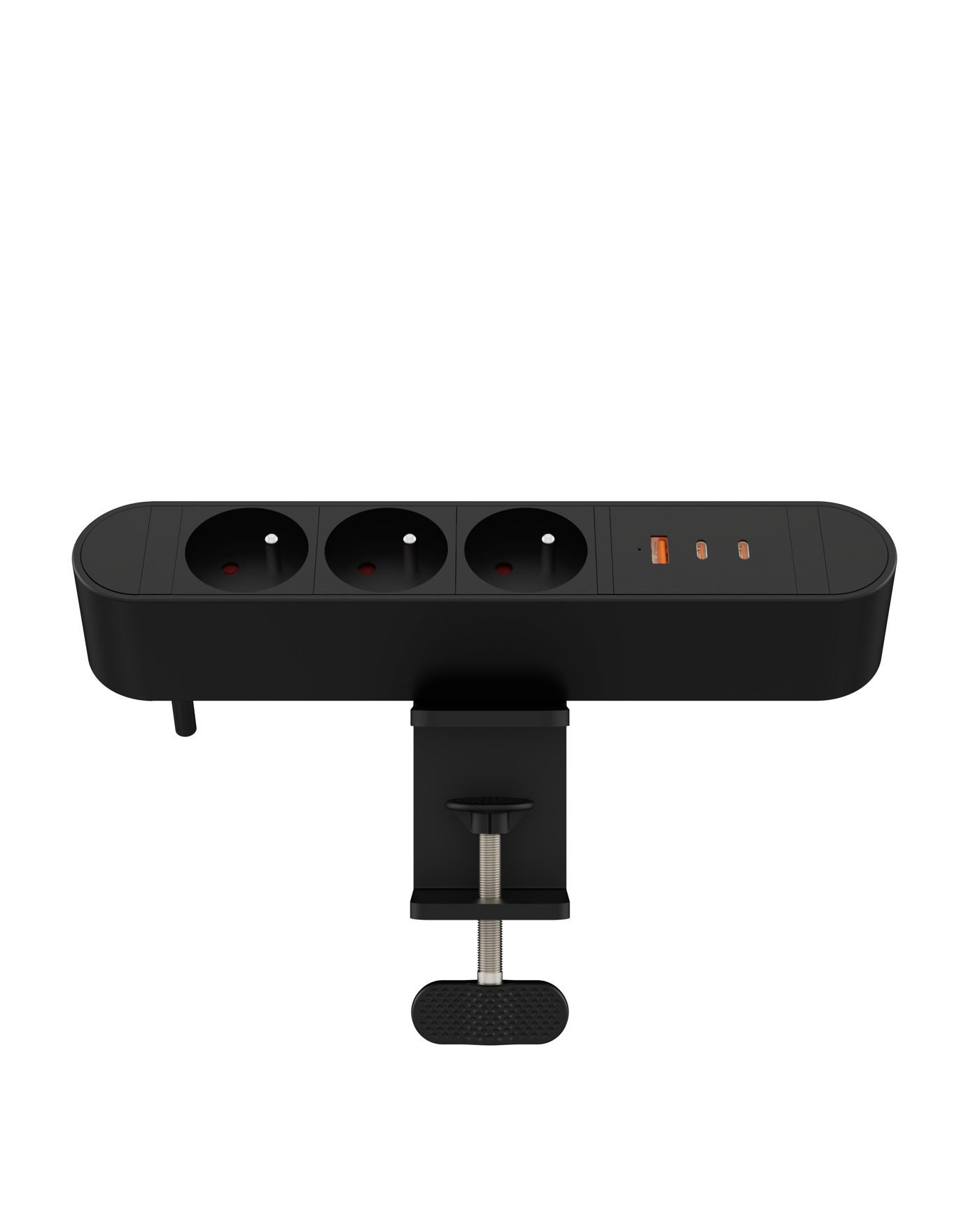 Img_36128826.jpg Multi Desktop Power Socket 3 Ways French, 1 x USB-A, 2 x USB-C, 67W, 1,8m - Image 1