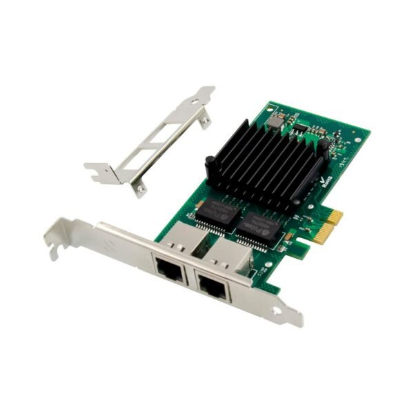 Network Card PCIe x1 I350-T2  Dual- 1GbE RJ45