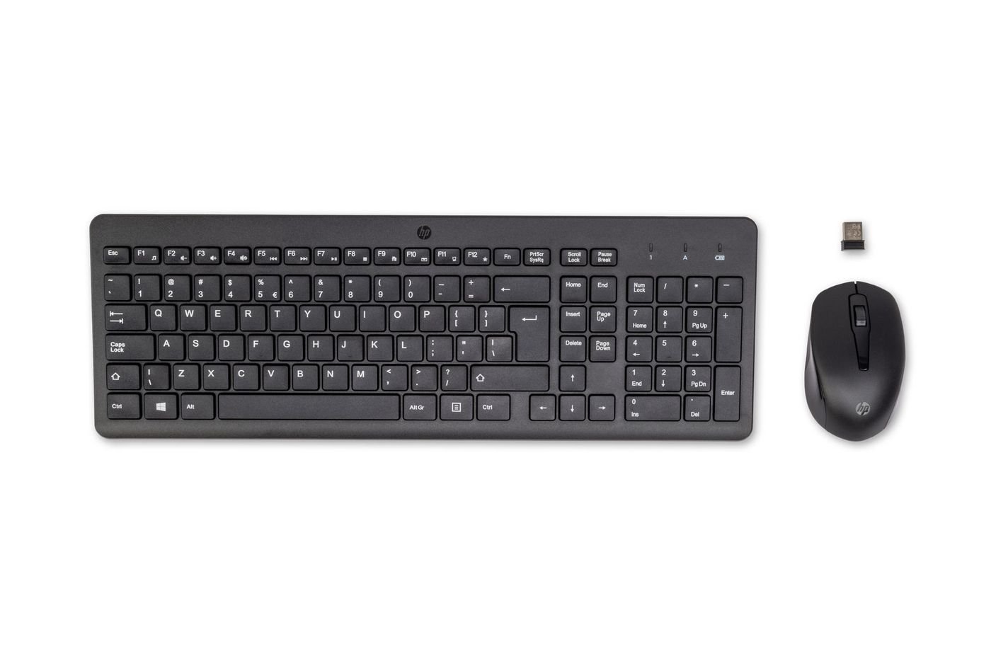 Img_36136532.jpg 330 Wireless Mouse Keyboard 330 International 330 Wireless Mouse and Keyboard Combination, Full-size (100%), RF Wireless, Black, - Image 1