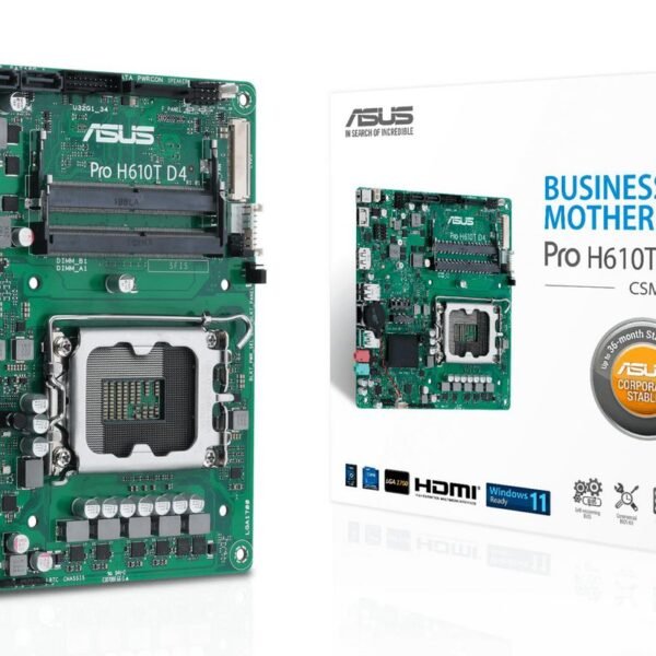 Pro H610T D4-Csm Intel H610  Lga 1700 Mini Itx