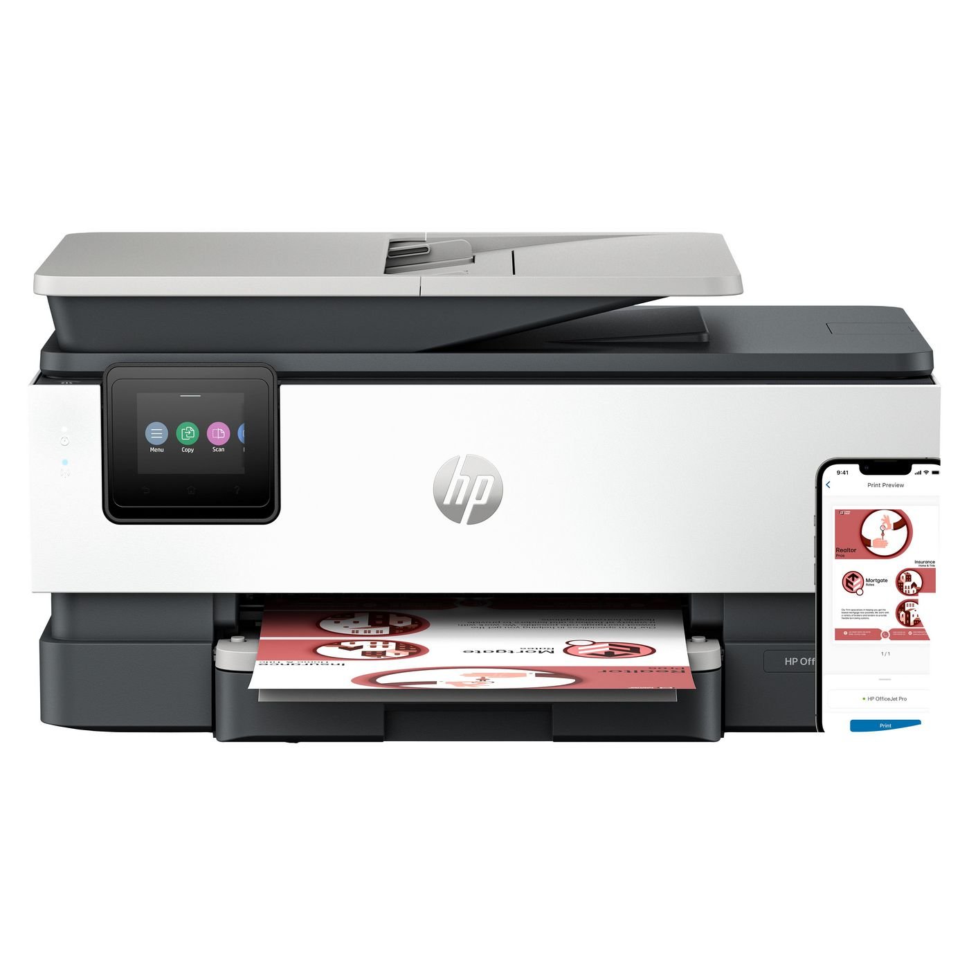 Img_36218202.jpg Officejet Pro Hp 8134E All-In-One Printer, Color, Printer For Home, Print, Copy, Scan, Fax, Hp Instant Ink Eligible Automatic - Image 1