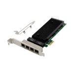 Network Card PCIe x1 Intel  82576 Quad- RJ45
