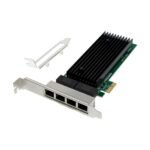 Network Card PCIe x1 Intel  82575 Quad- RJ45