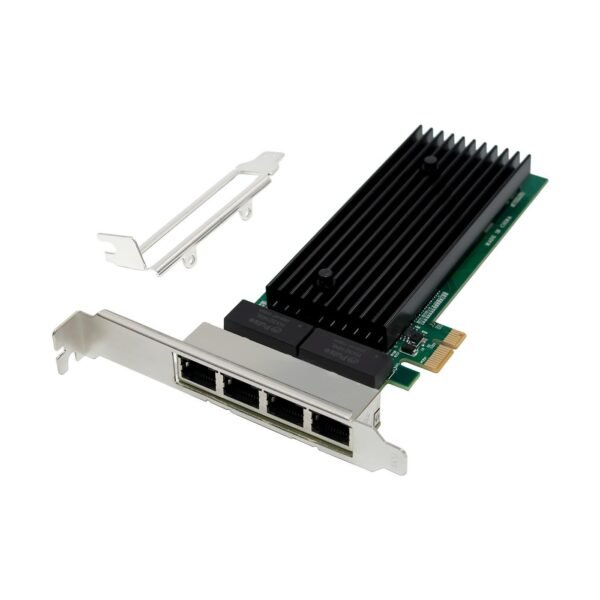 Network Card PCIe x1 Intel  82575 Quad- RJ45