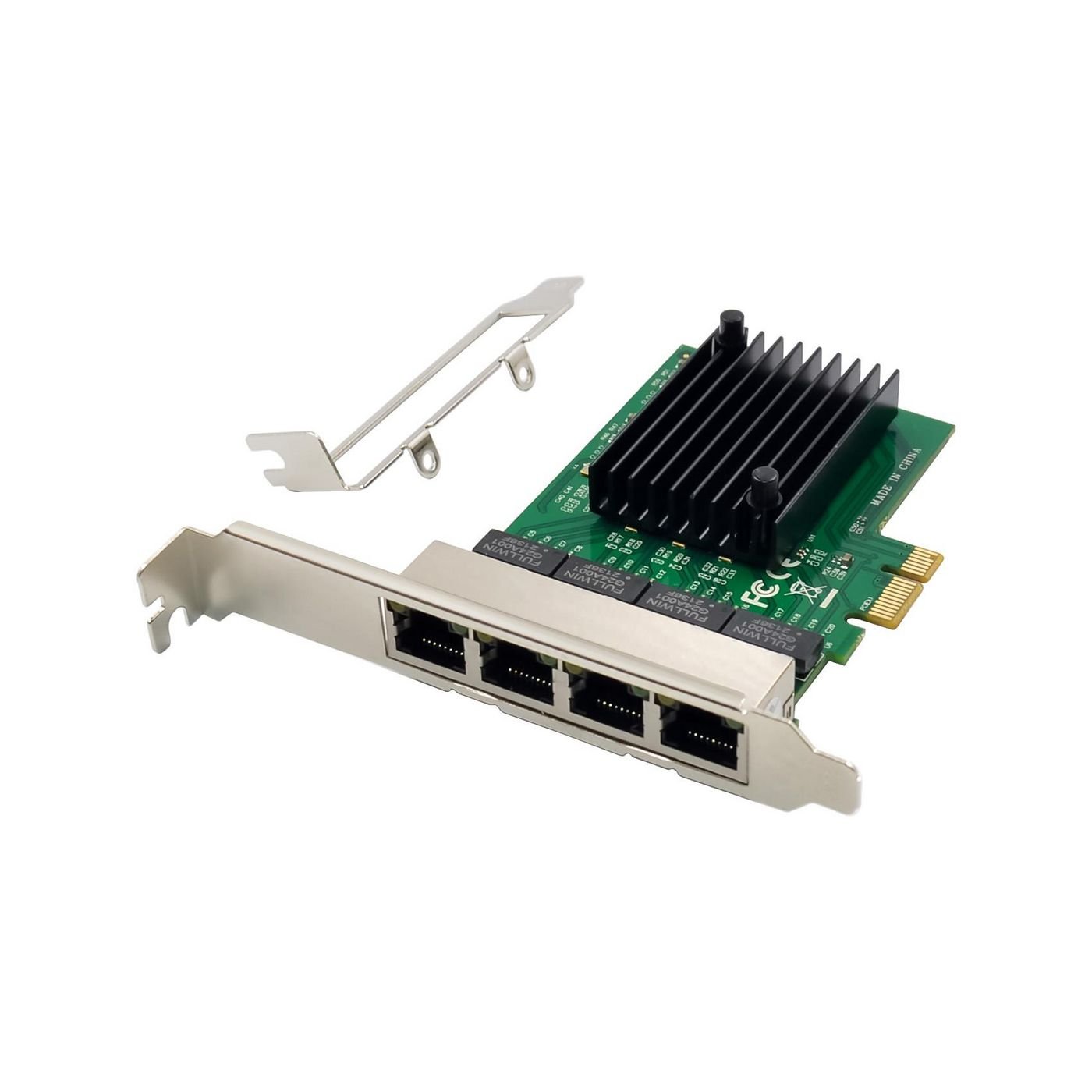 Img_36356103.jpg Network Card PCIe x1 RTL8111F Quad-1G RJ45 - Image 1