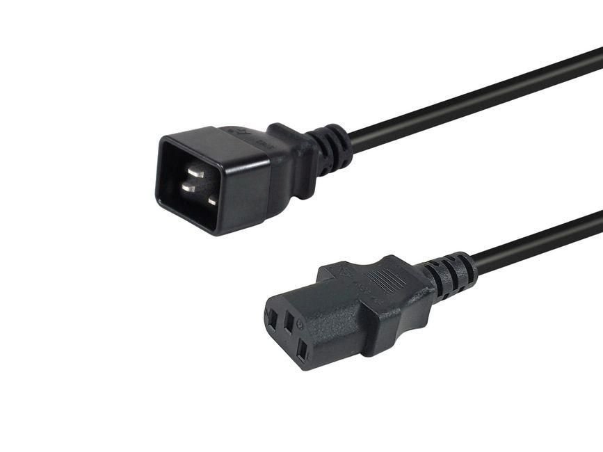 Img_36364136.jpg Power Cable Black 1.8 M Iec C20 Iec C13 - Image 1
