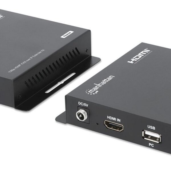 1080P Hdmi Kvm Over Ip  Extender Kit, Extends  1080P@60Hz Signal Up To 120M With A Single Cat6 Ethernet Cable Or An Ip-Enabled