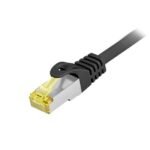 Cat.6A S/Ftp Outdoor Patch  Cable, 0.5M, Black