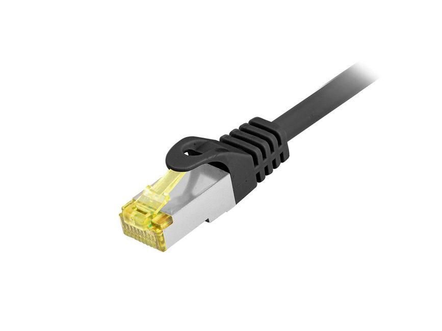 Img_36371255.jpg Cat.6A S/Ftp Outdoor Patch Cable, 0.5M, Black - Image 1