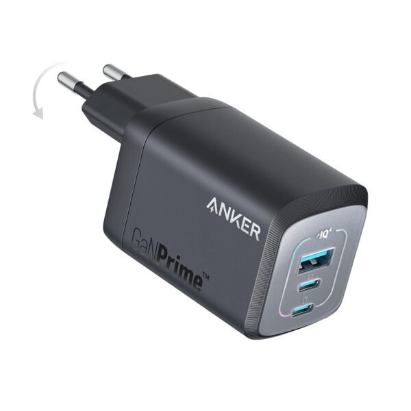 Prime Universal Black Usb  Fast Charging Indoor