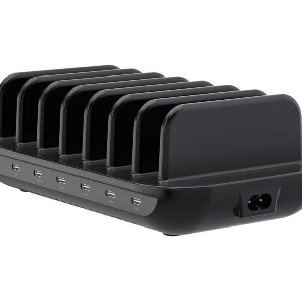 160W 7-Port Usb Pd Charging  Station, Usb-C X 7, Pd 3.0