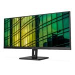 U34E2M Computer Monitor 86.4  Cm (34") 3440 X 1440 Pixels  Wide Quad Hd Black