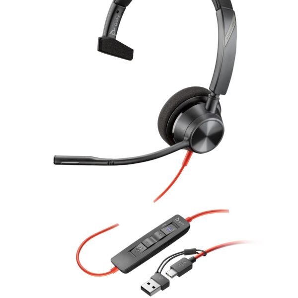 Blackwire 3310 Microsoft  Teams Certified USB-C Headset  TAA