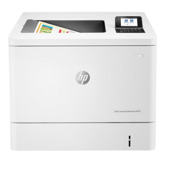 Color LaserJet Enterprise  M554dn Printer, Color,  Printer for Print, Front-facing USB printing Two-sided printing