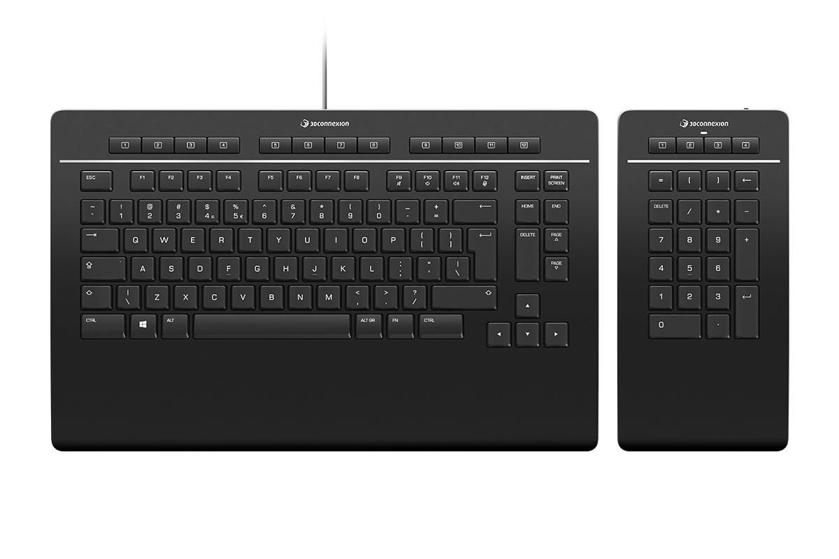 Img_36435413.jpg Pro With Numpad Keyboard Office Usb + Rf Wireless + Bluetooth Qwerty Us International Black - Image 1