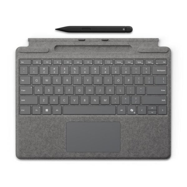 Surface Pro Keyboard With  Slim Pen Qwertz German  Microsoft Cover Port Platinum