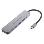 6-In-1 Usb 3.2 Gen 1 Docking  Station, Hdmi, Usb-A 5Gbps X  2, Usb-C 5Gbps X 2, 100W Usb Pd