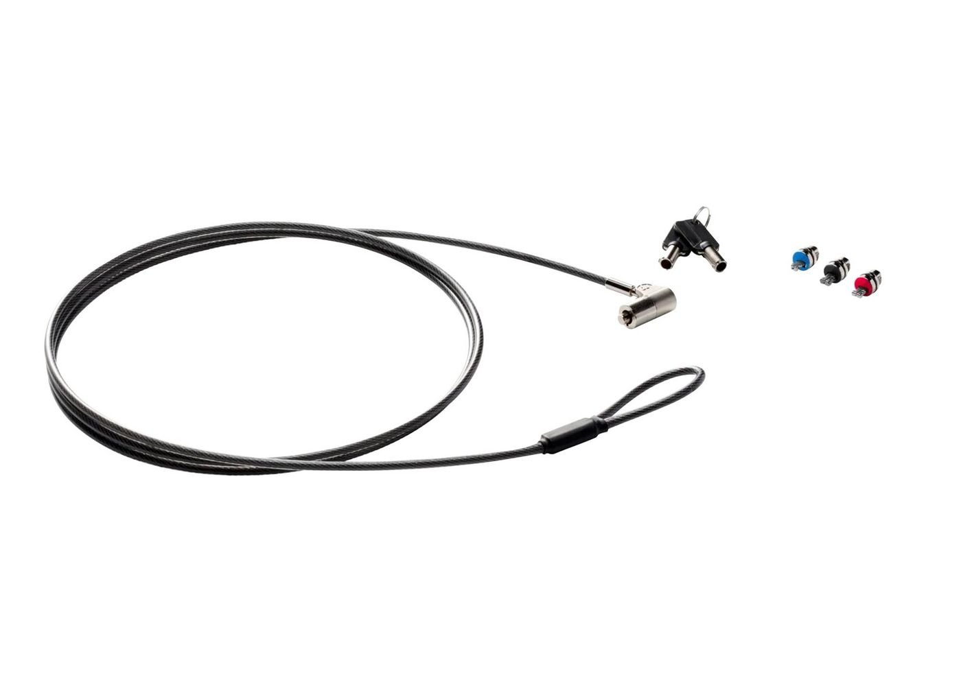 Img_36480735.jpg Sure Key Cable Lock Sure Key Cable Lock, 1.83 m, Key, Black, Silver - Image 1