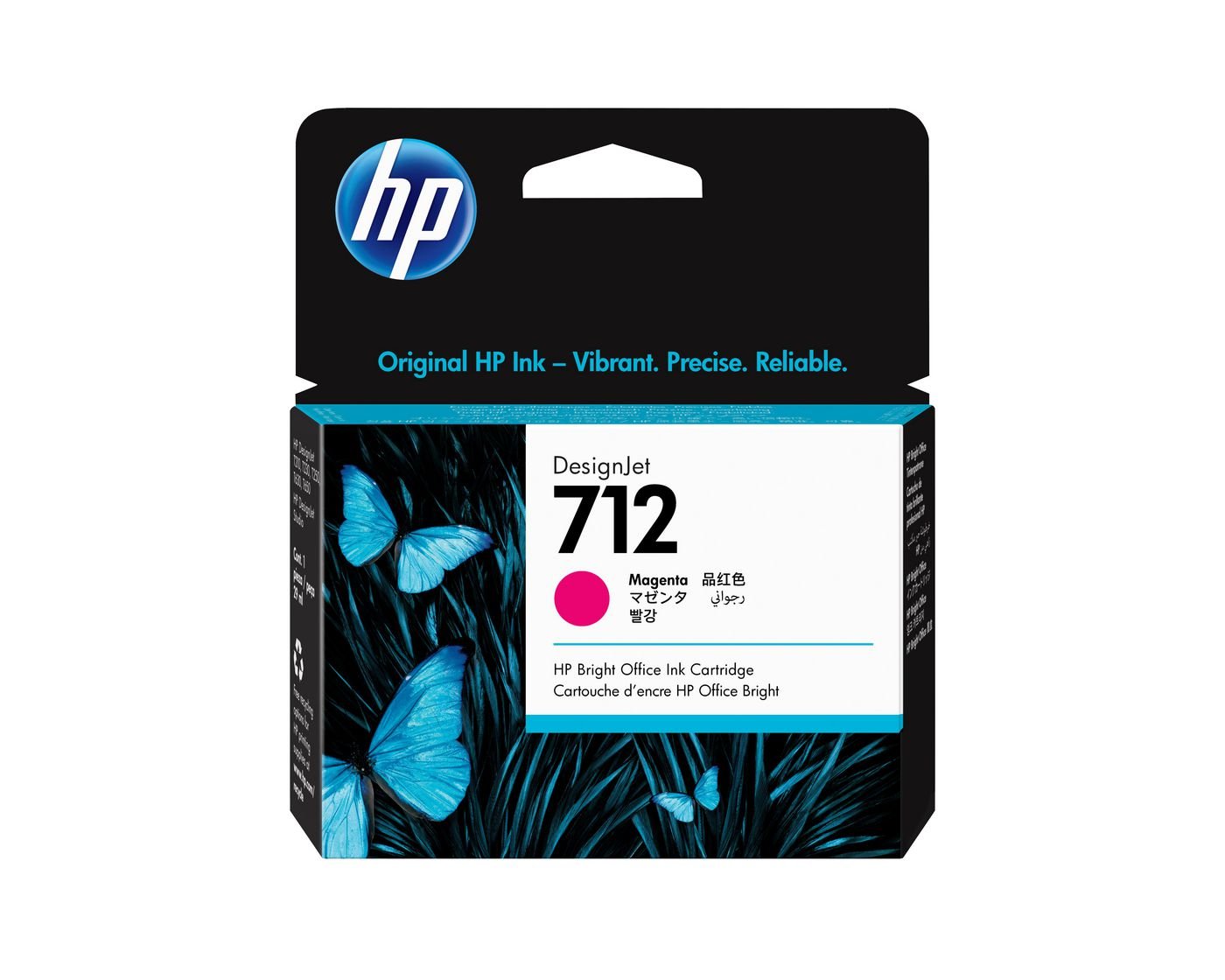 Img_36483042.jpg 712 29-ml Magenta DesignJet 712 29-ml Magenta DesignJet Ink Cartridge, Standard Yield, Dye-based ink, 29 ml, 1 pc(s), Single pack - Image 1