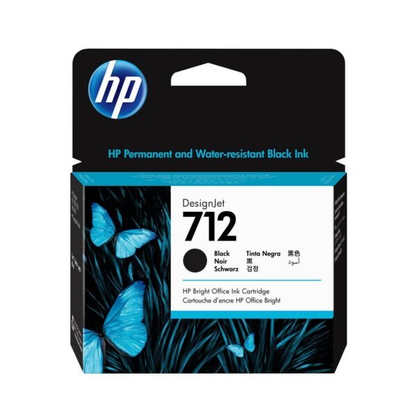712 80-ml Black Designjet Ink 712 80-ml Black DesignJet Ink  Cartridge, High (XL) Yield, Pigment-based ink, 80 ml, 1 pc(s), Single pack