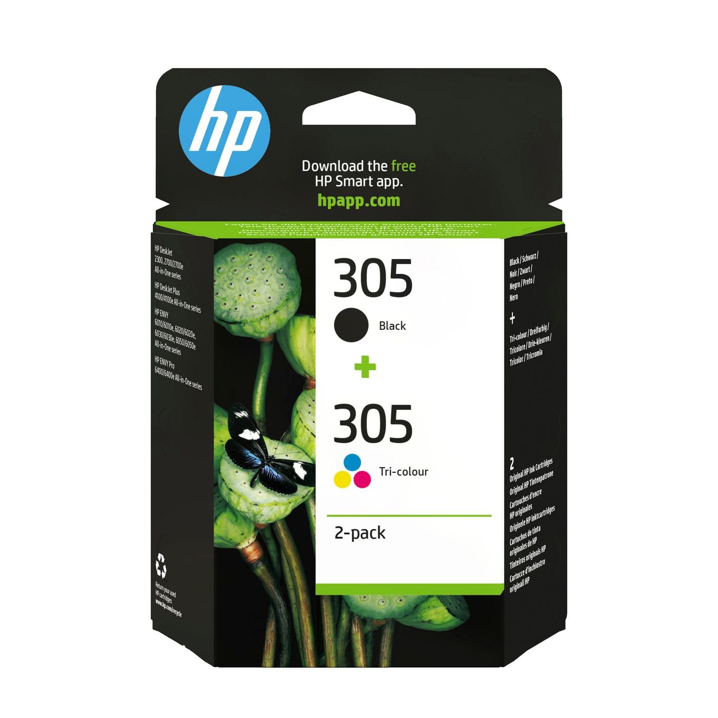 Img_36483058.jpg 305 2-Pack Tri-Color/Black Original Ink Cartridge 305 2-Pack Tri-color/Black Original Ink Cartridge, Standard Yield, Dye-based ink, - Image 1