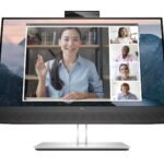 E24mv G4 60.5 cm (23.8") 1920  x 1080 pixels Full HD Black,  Silver HP E24mv G4, 60.5 cm (23.8"), 1920 x 1080 pixels, Full HD, 5 ms, Black,