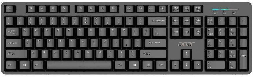 Img_36507390.jpg Usb Wired Keyboard Home/Office Qwerty Us International Black - Image 1