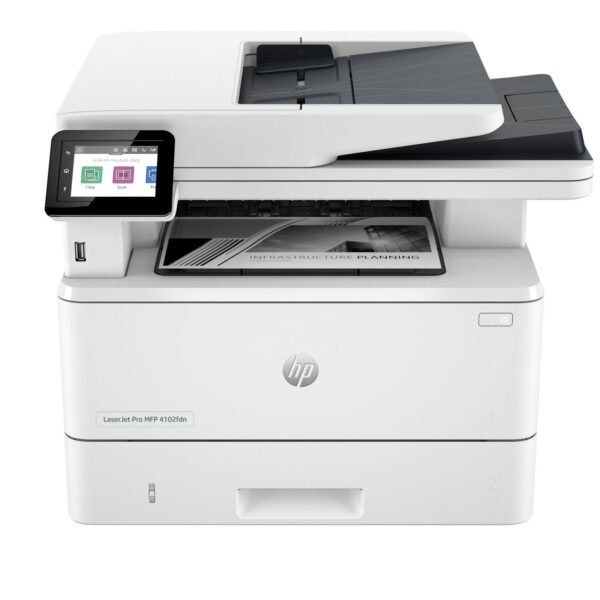 Laserjet Pro Mfp 4102Fdn  Printer, Black And White,  Printer For Small Medium Business, Print, Copy, Scan, Fax, Instant Ink Eligible