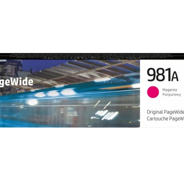 Toner 981A Magenta 981A, Original, Cyan, HP, HP  PageWide Enterprise Color 556/586, Inkjet printing, Standard Yield