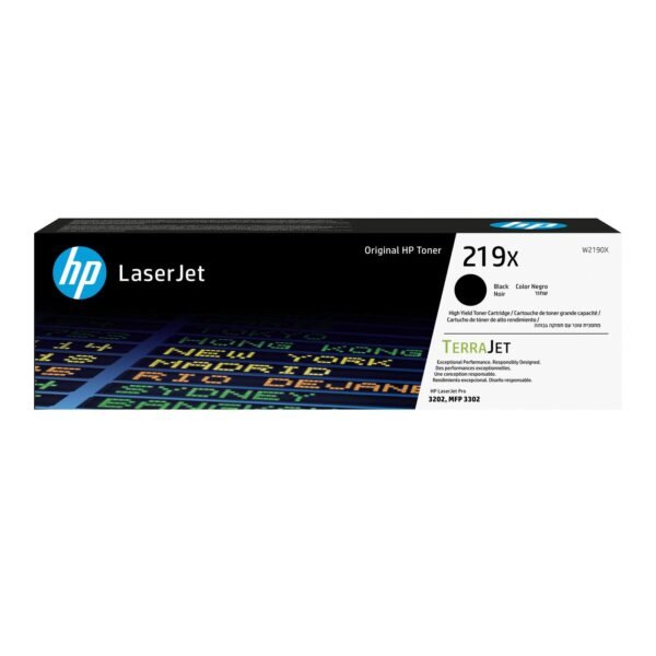 219X High Yield Black  Original Laserjet Toner  Cartridge