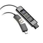 DA85-M USB Interface adapter  incl. Microsoft Teams  certificering POLY DA85-M, Interface adapter, 30 g, Black