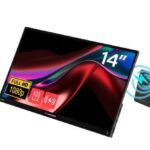 Portable 14 FHD Touch Monitor  LIGHT with Wireless Power  Supply incl. Power Bank 5000mAh