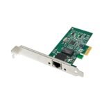 1 port RJ45 network card, PCIe Main Chip : Intel 82574 1 GbE  network, Full-height end bracket / Low-profile end bracket