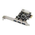 3+1 port USB 3.0 PCIe card Main chip : VL805 System  Requirements: * Windows XP/Vista/7 /8(32/64 bit)