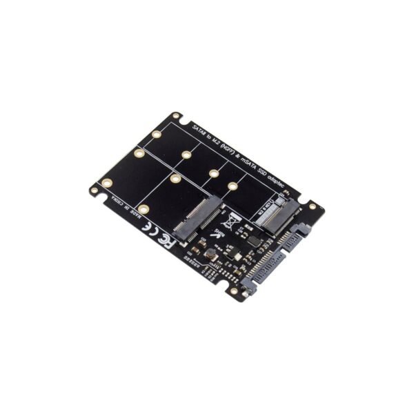 2.5" SATA to M.2 mSATA Adapter Main chip : ASM1456 M.2  NGFF/mSATA SSD to SATA III Converter