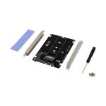 2.5" SATA to M.2 B Key SSD Adapter Supports M.2 SSD  sizes: 2230, 2242, 2260, 2280